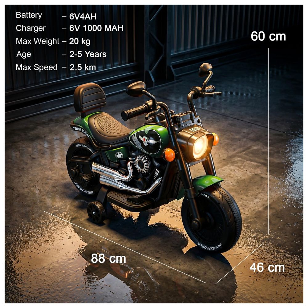 Baybee - Kid's Street Beast Battery Operated Electric Ride-On Bike