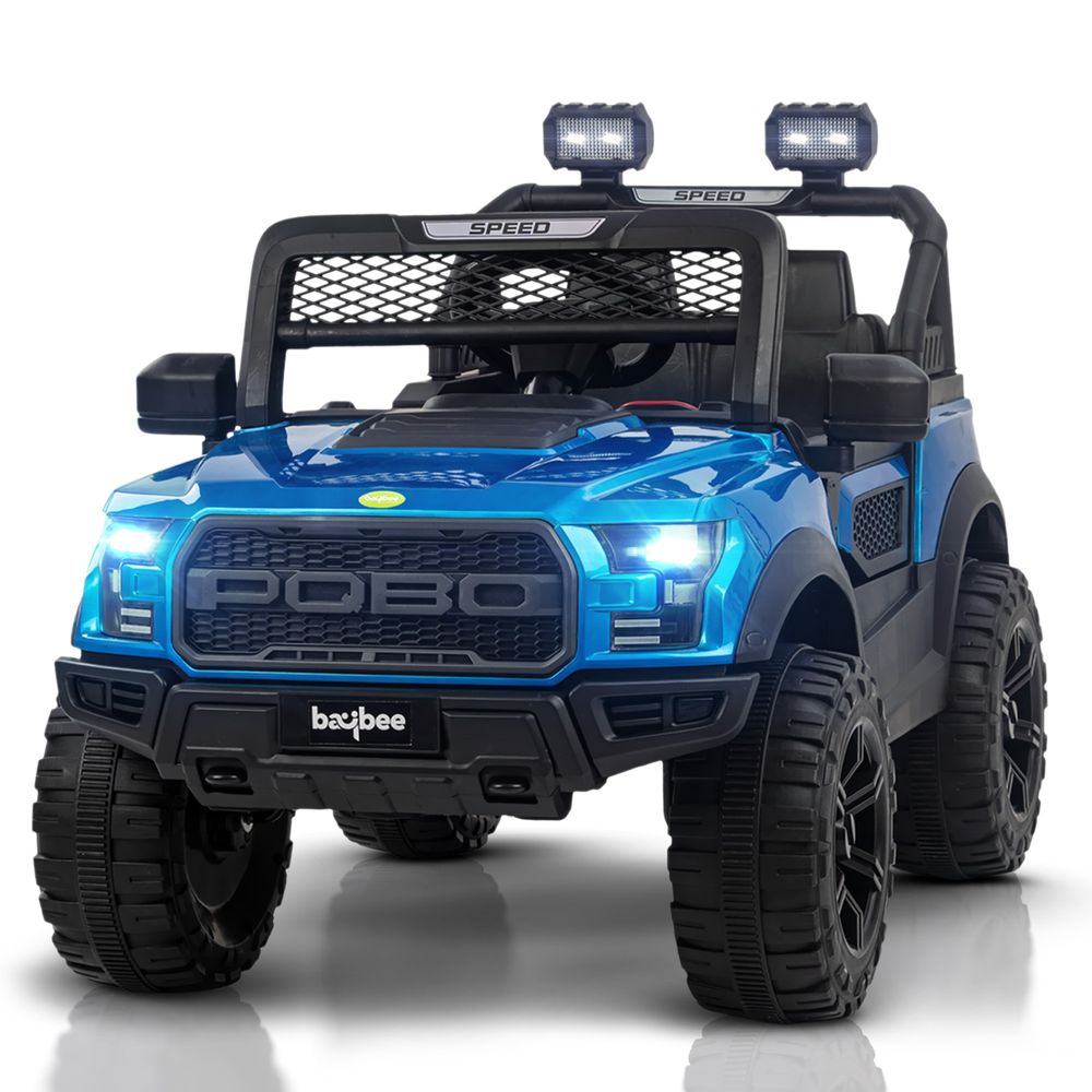 Baybee - Bronco Battery Operated Ride-On Jeep - Blue