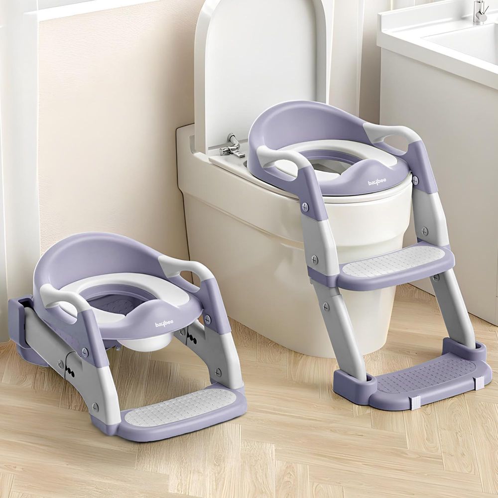 Baybee - 3-In-1 Wobble Baby Potty Seat With Ladder - Multicolor