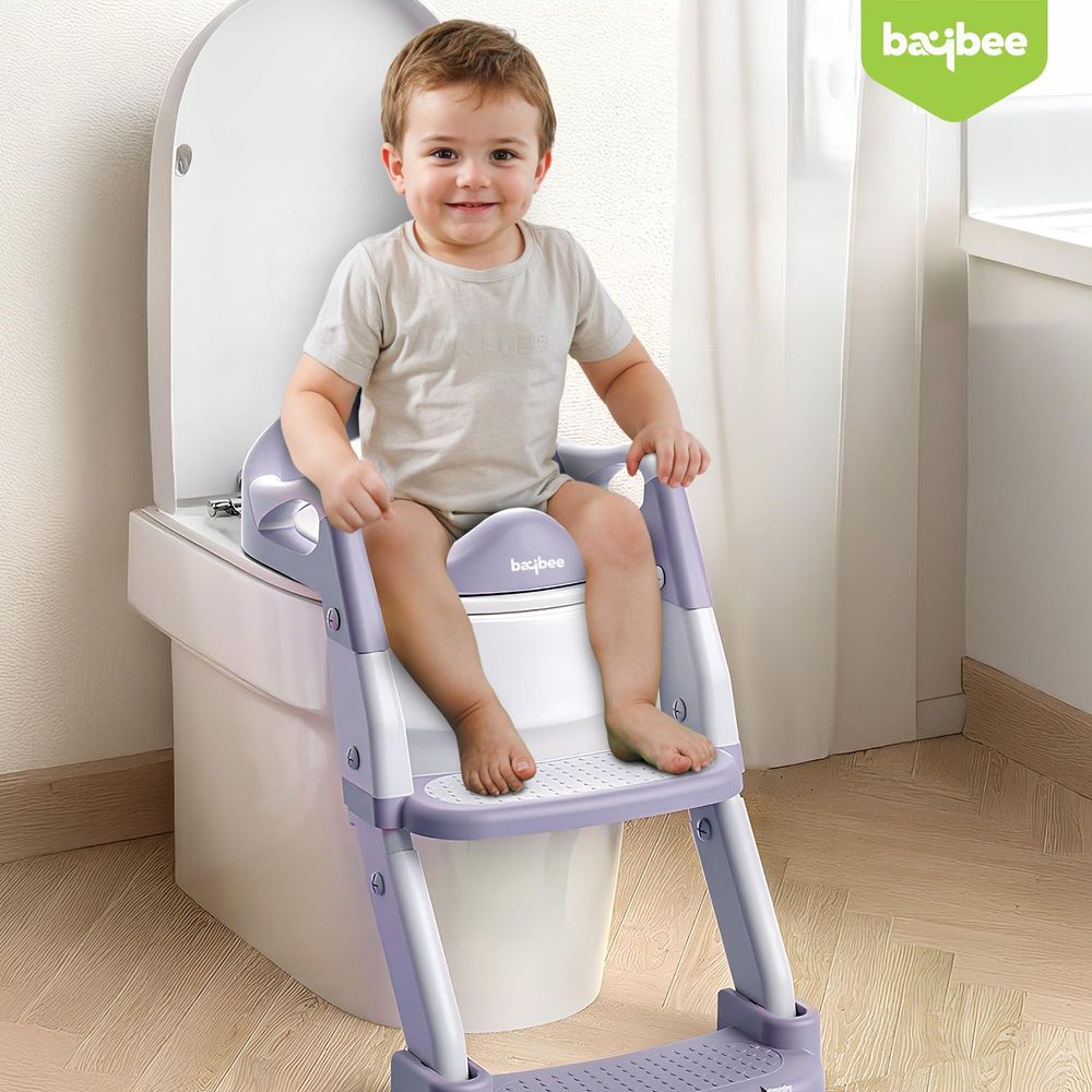 Baybee - 3-In-1 Wobble Baby Potty Seat With Ladder - Multicolor