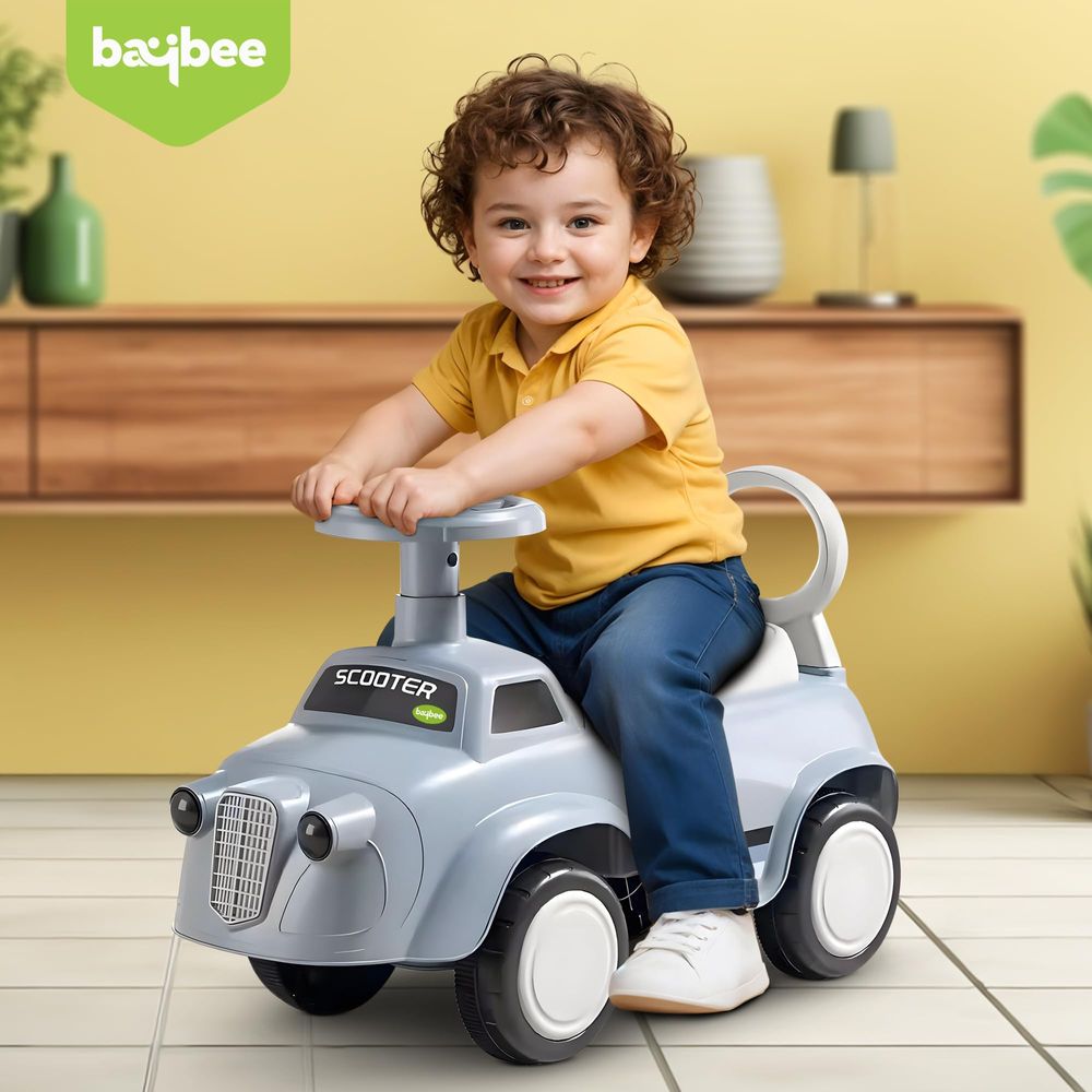 Baybee - Poco Ride-On Push Car - Blue