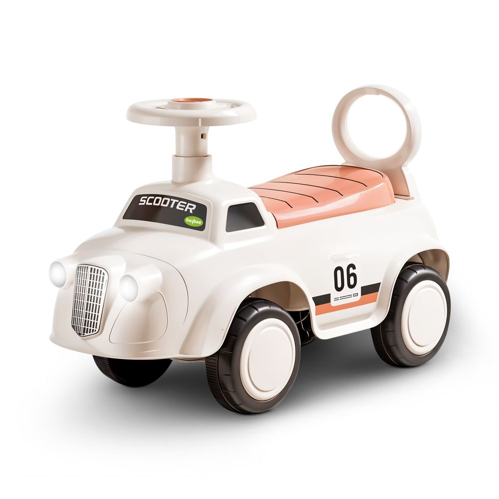Baybee - Poco Ride-On Push Car - White