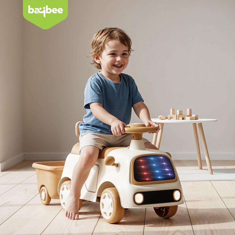 Baybee Lumos Kids Ride-On Push Car - Multicolor