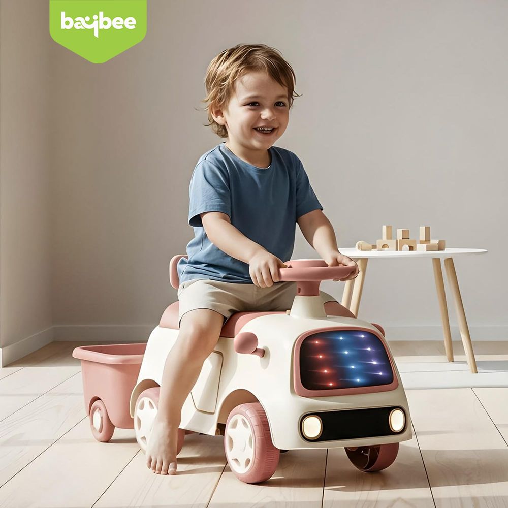 Baybee Lumos Kids Ride-On Push Car - Multicolor