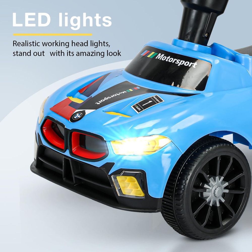 baybee - Drift Push Ride On Car For Kids - Blue