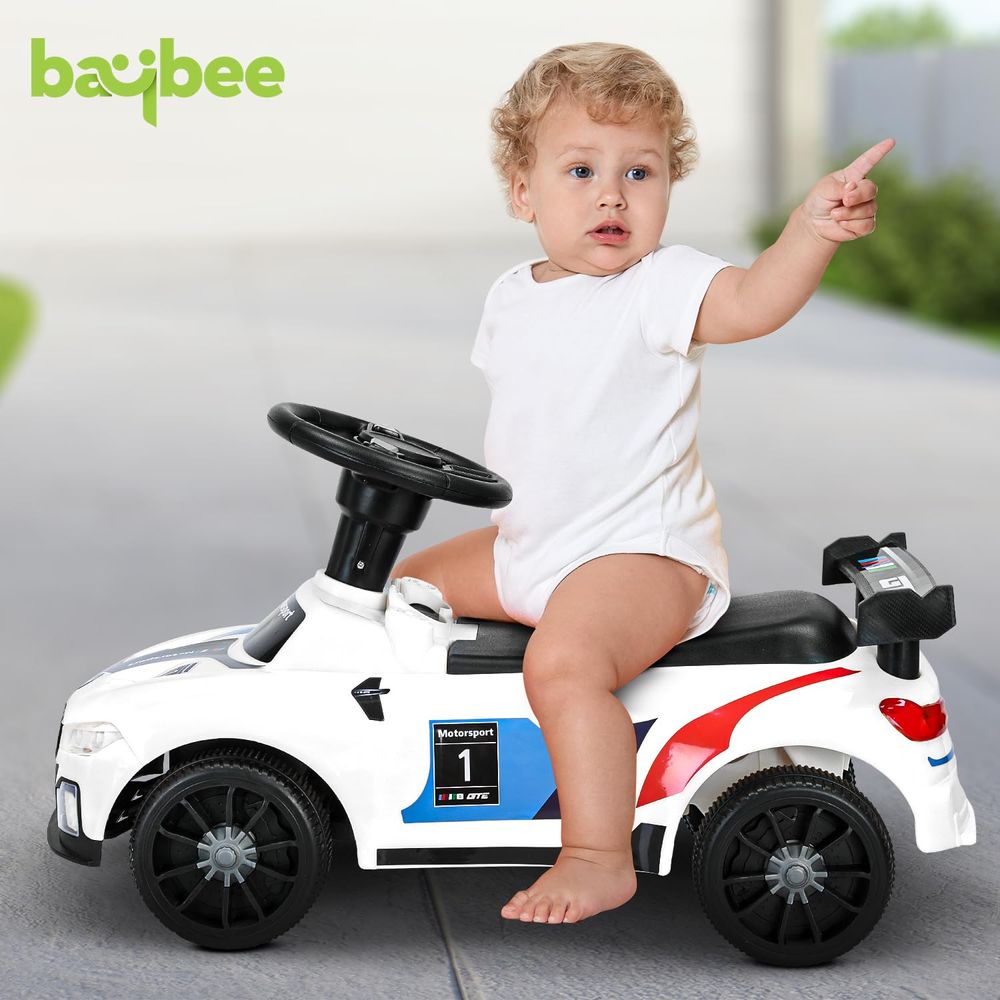 baybee - Drift Push Ride On Car For Kids - White