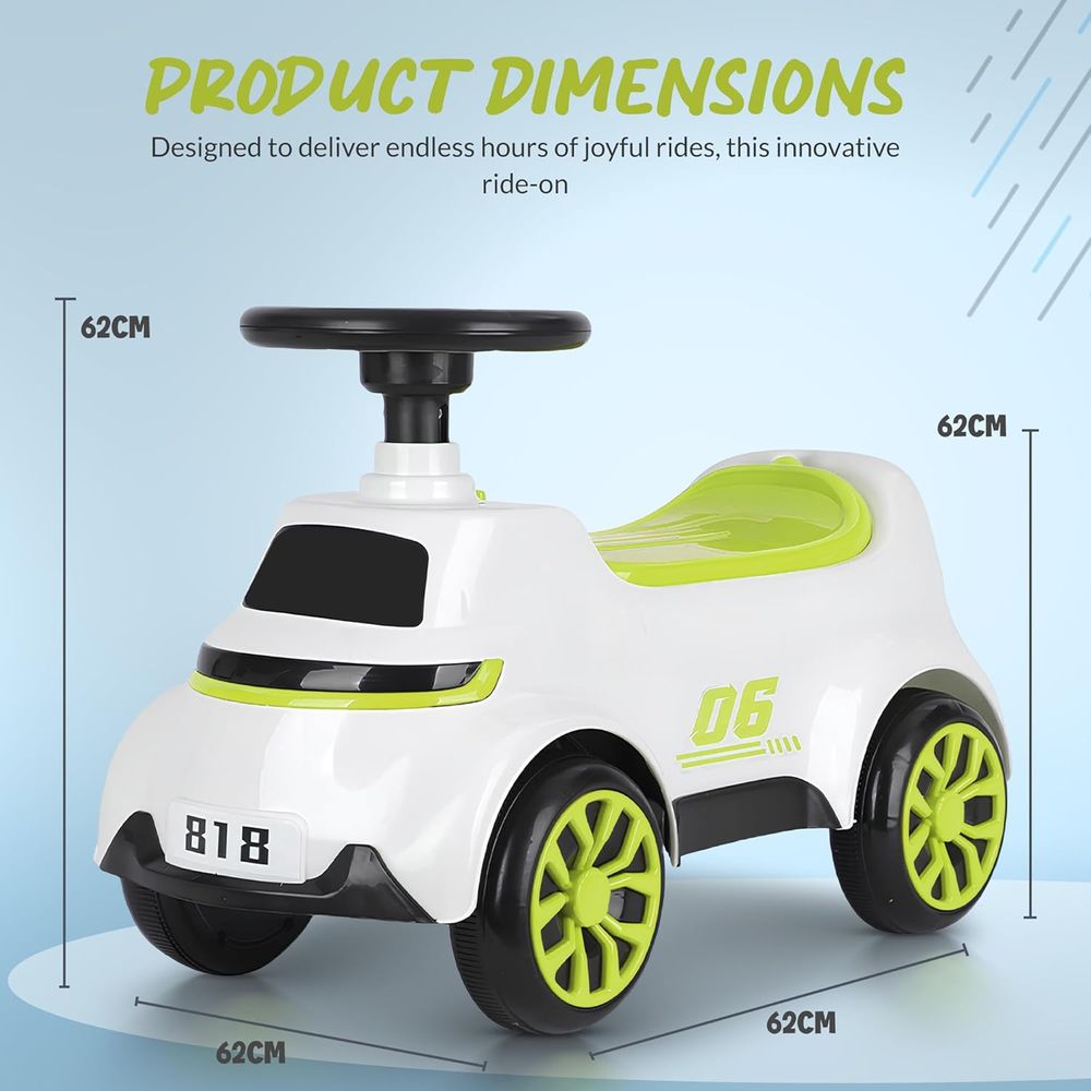 بايبي - سيارة كروزو للأطفال - متعددة الألوان