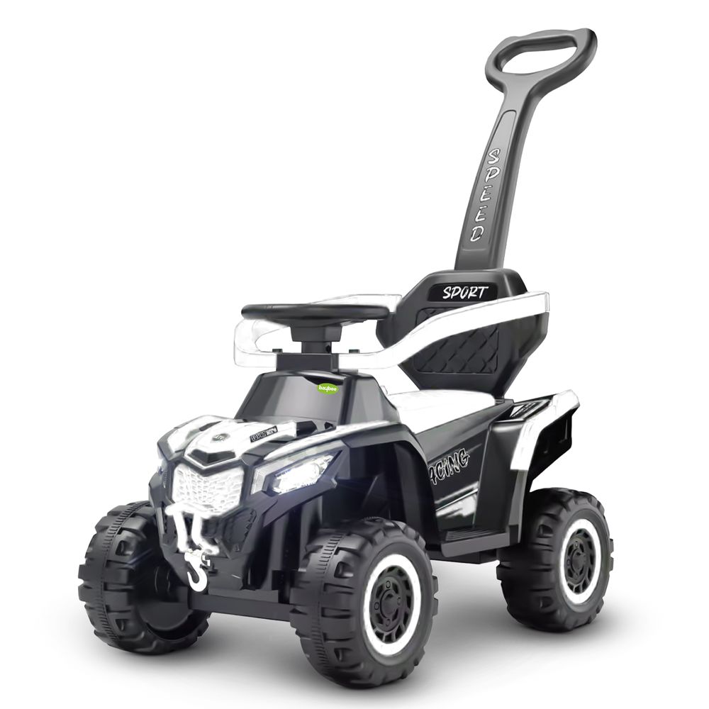 baybee - Monster 2 In 1 Baby Ride On Push Car For Kids - White