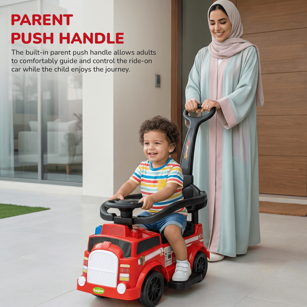 Baybee - Rovel 2 In 1 Baby Ride On Car