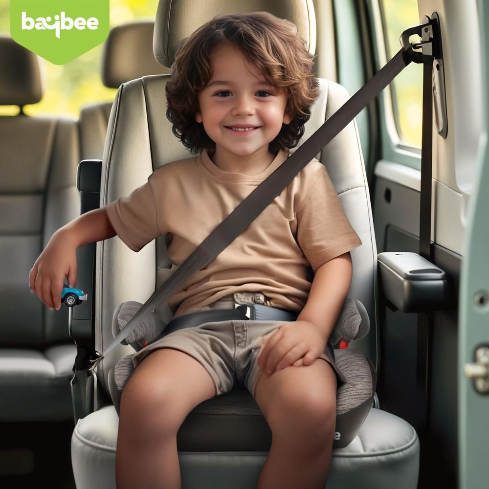 Baybee - Kids Booster Car Seat - Grey