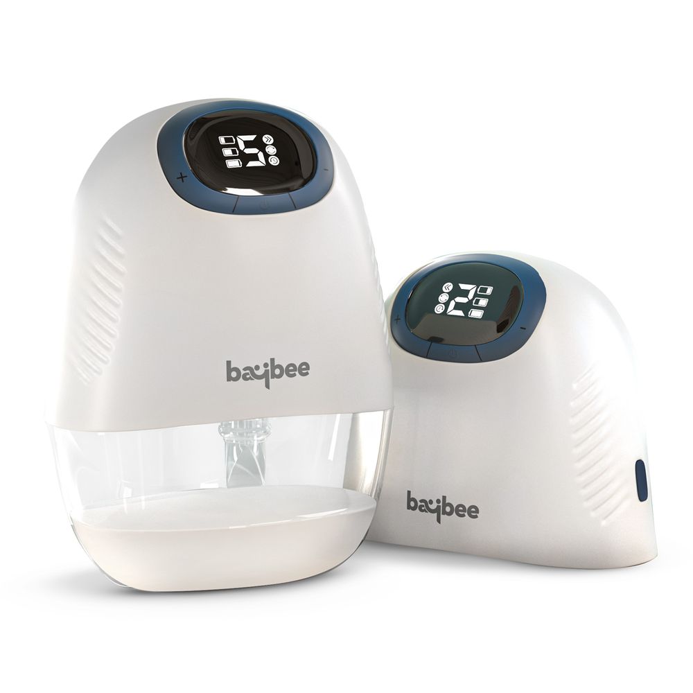 Baybee - Wearable Electric Breast Pump - White