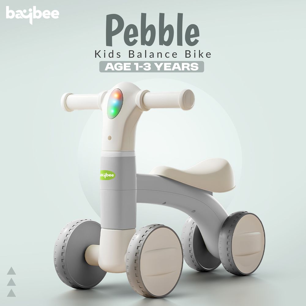 Baybee - Pebble Kids' 4-Wheels Balance Bike - Multicolor