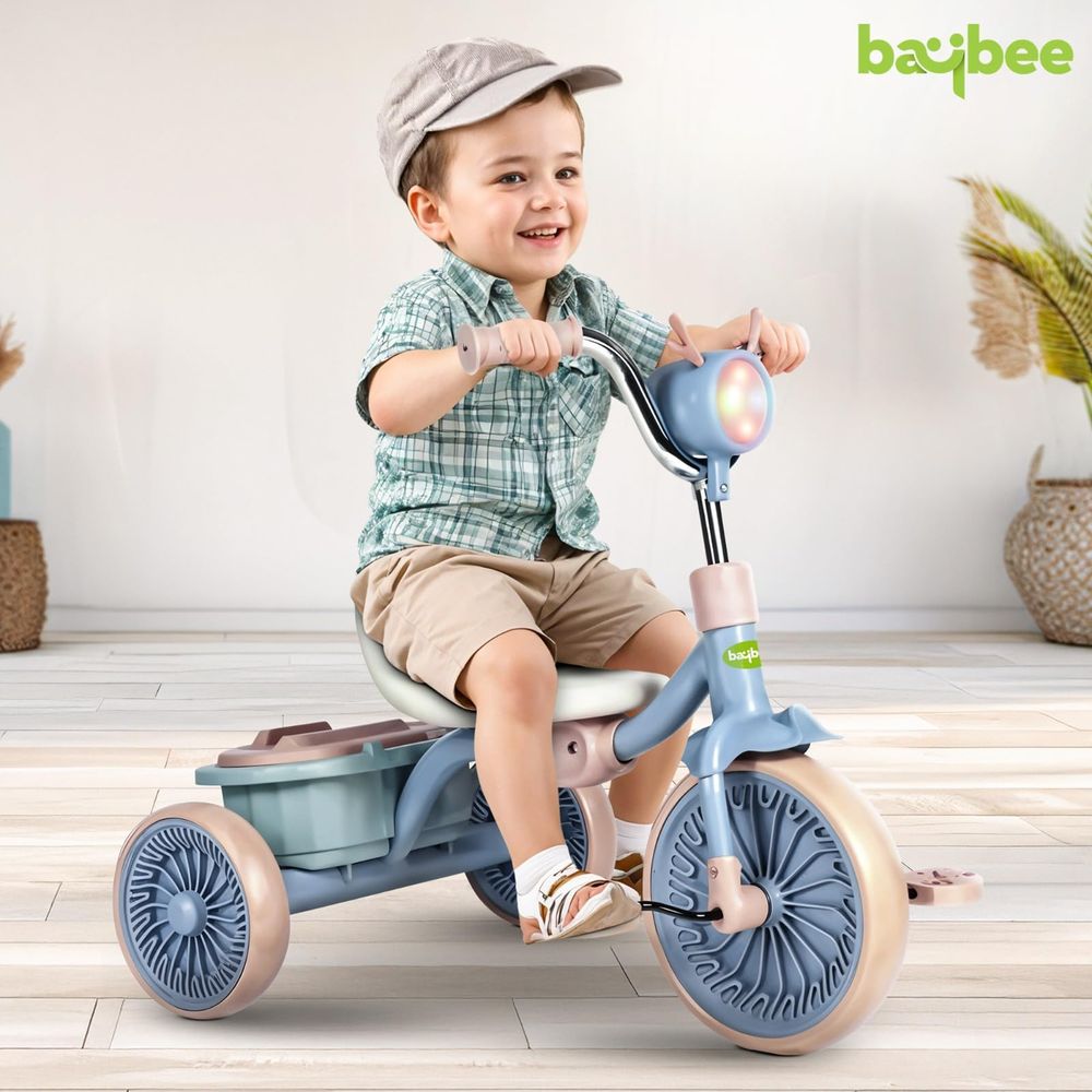Baybee - Triky Foldable Tricycle - Blue