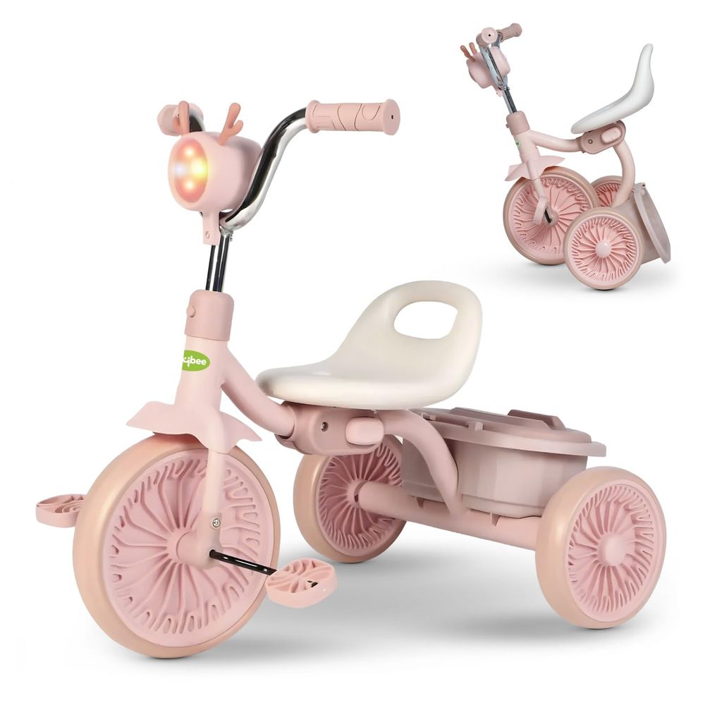 Baybee - Triky Foldable Tricycle - Pink