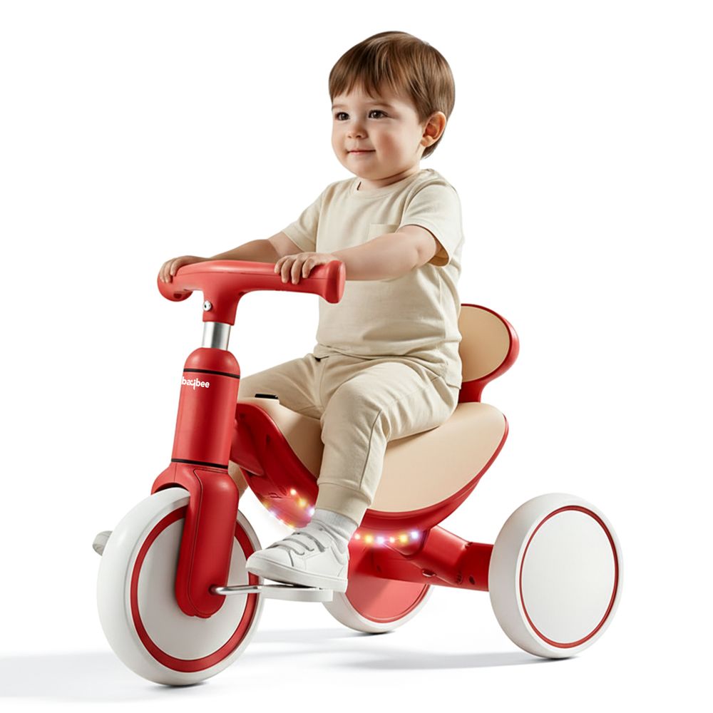 دراجة بايبي - زينفي للأطفال ثلاثية العجلات مع موسيقى وأضواء