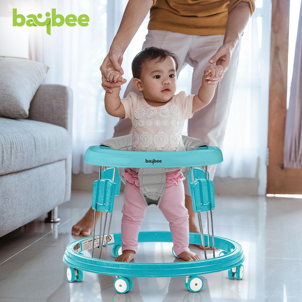 Baybee - Foldable Baby Walker - Blue