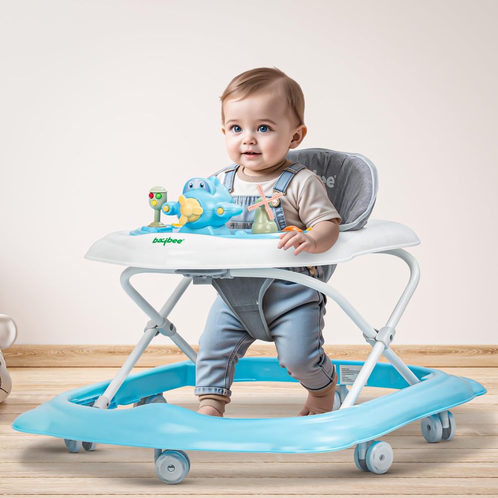 بايبي - مشاية أطفال دائرية - متعددة الألوان