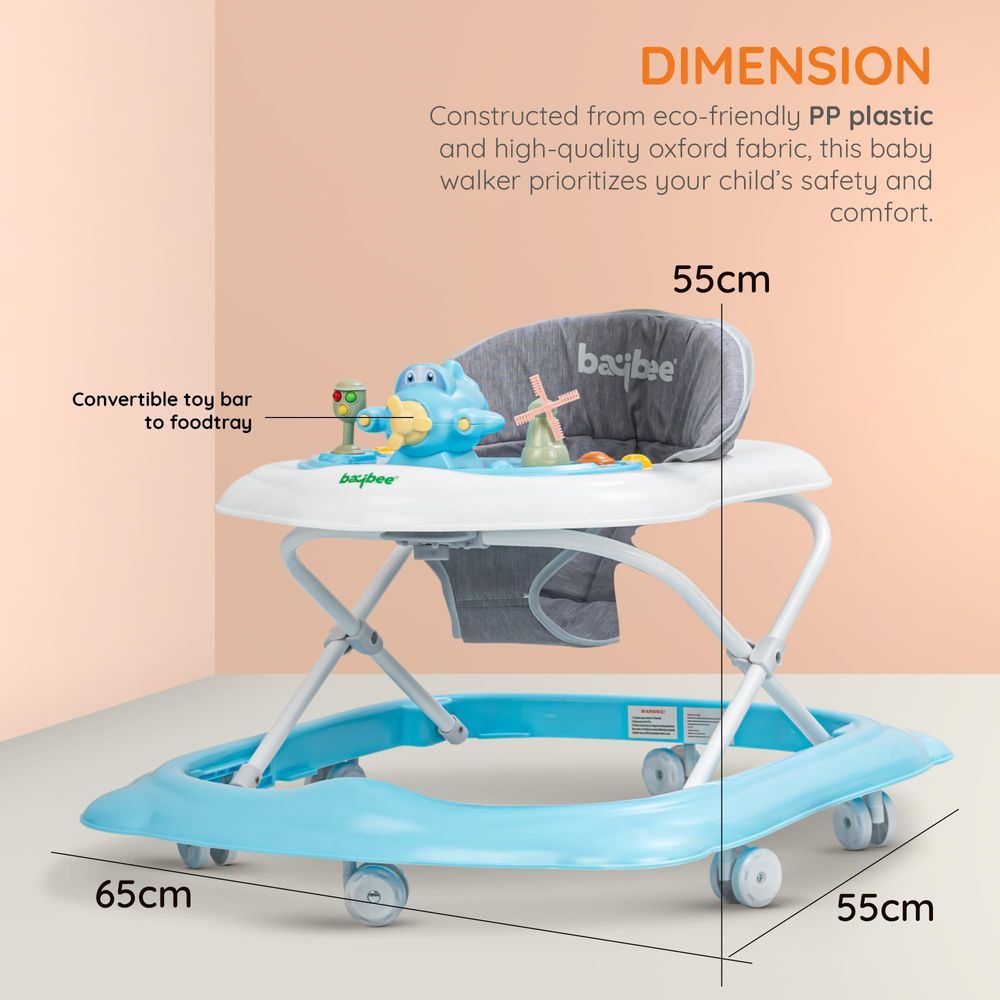 بايبي - مشاية أطفال دائرية - متعددة الألوان