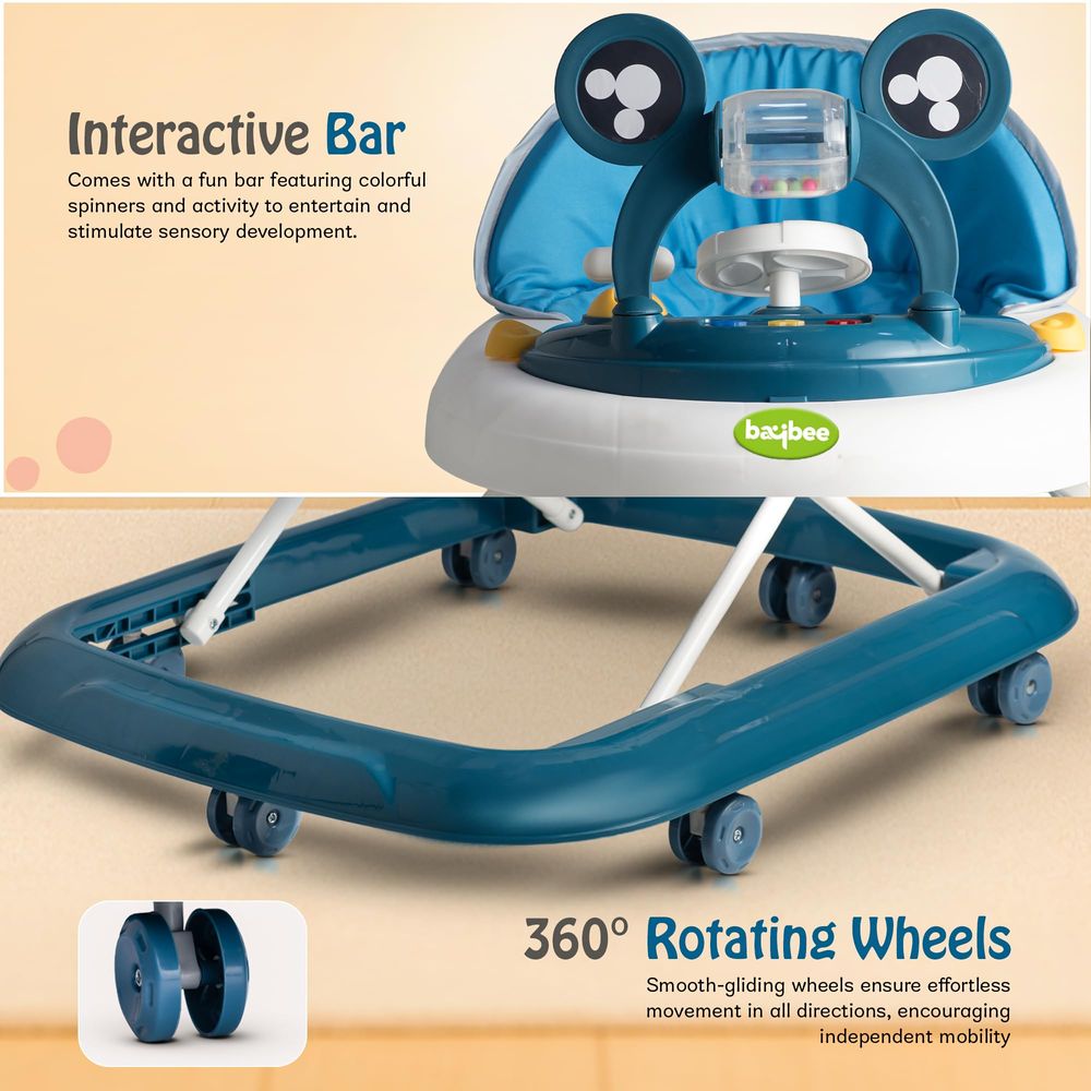 Baybee - Pixora Baby Walker - Multicolor