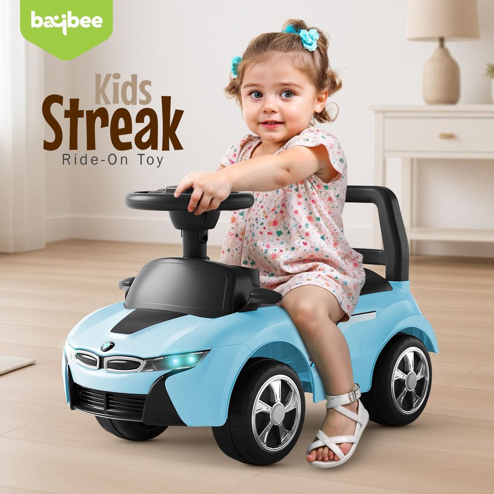 Baybee - Streak Kids' Ride-On Push Car - Multicolor