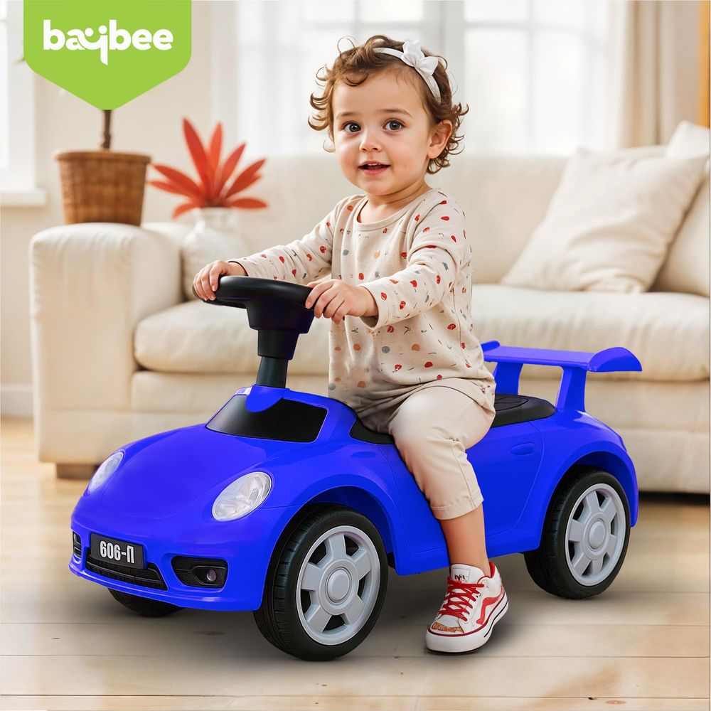 Baybee - Toddle Rider Ride-On Push Car - Multicolor