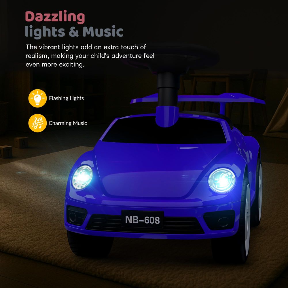 بايبي - سيارة دفع للأطفال - متعددة الألوان