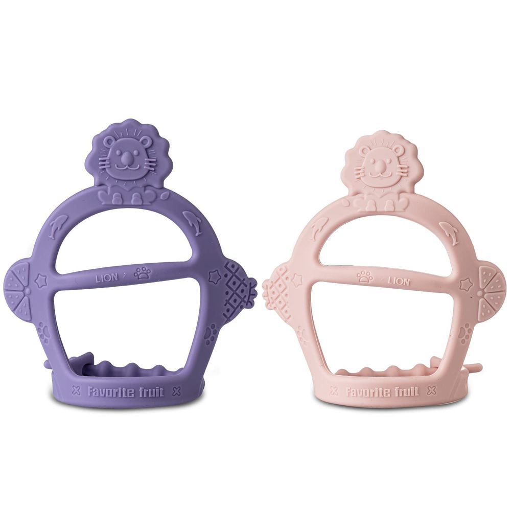 Baybee Silicone Baby Wrist Teether - Pack Of 2