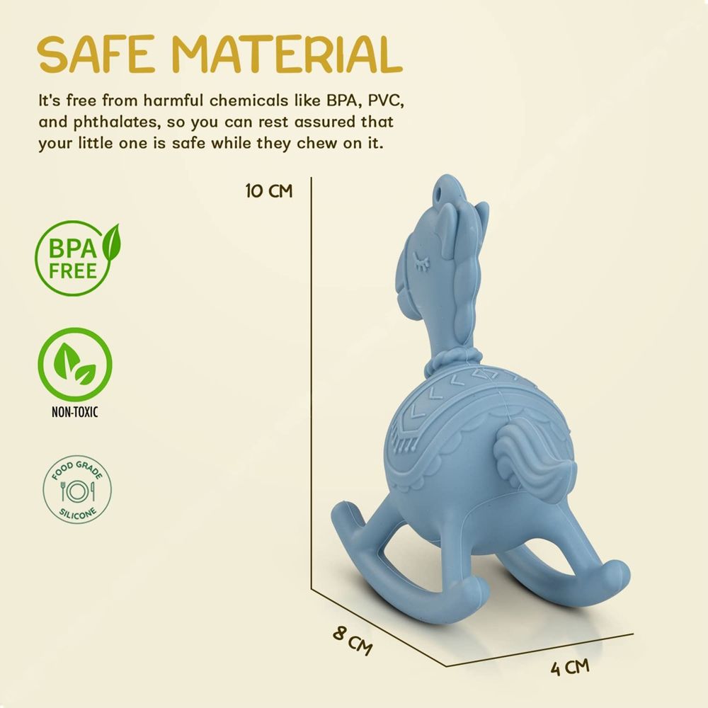 Baybee - Molar Silicone Teether - Horse