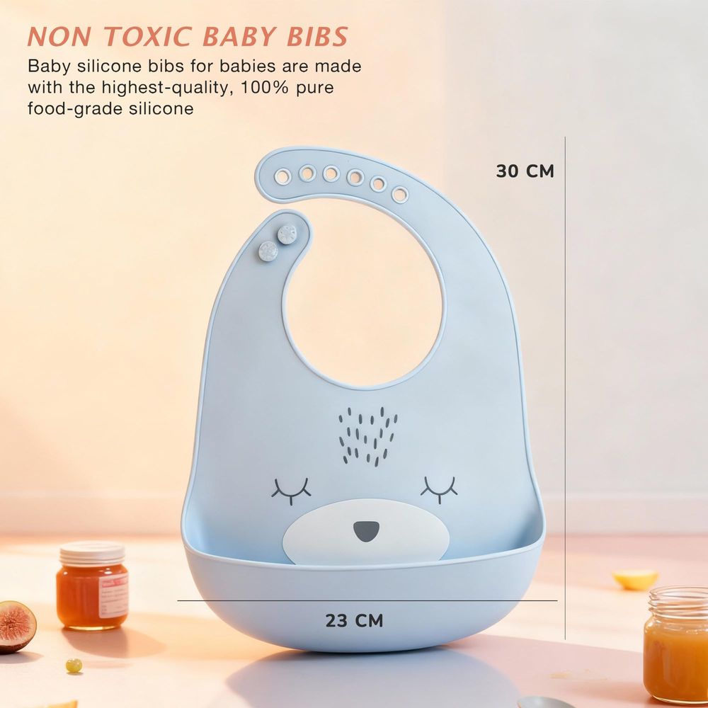 Baybee Baby Silicone Waterproof Bibs