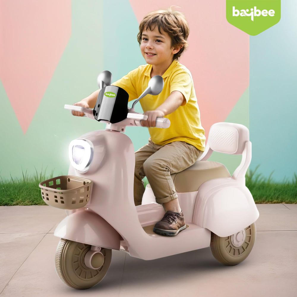Baybee - Lola Kids Electric Ride-On Scooter - Pink
