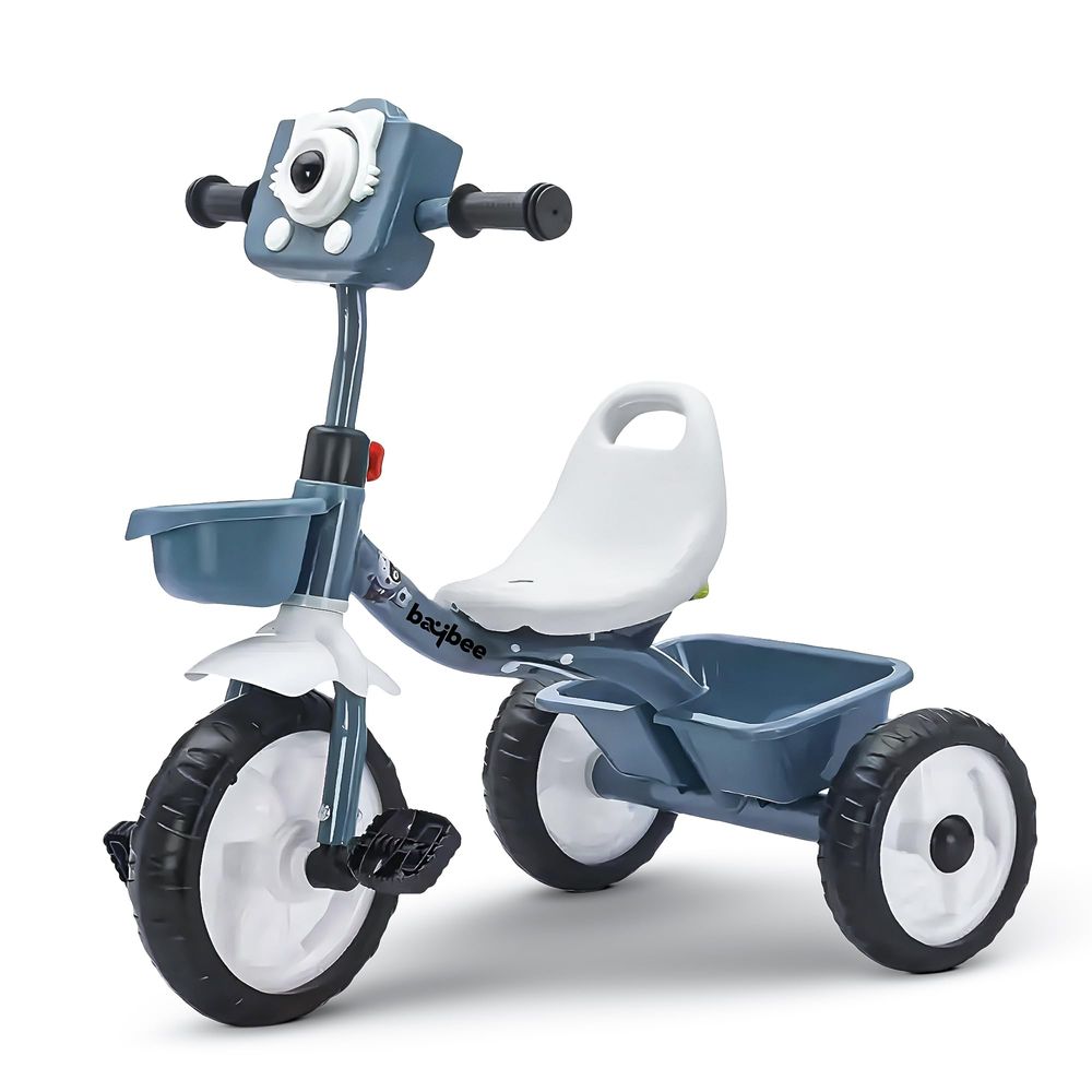 Baybee - Rollito Kids' Tricycle With Toy Camera Handle - Multicolor