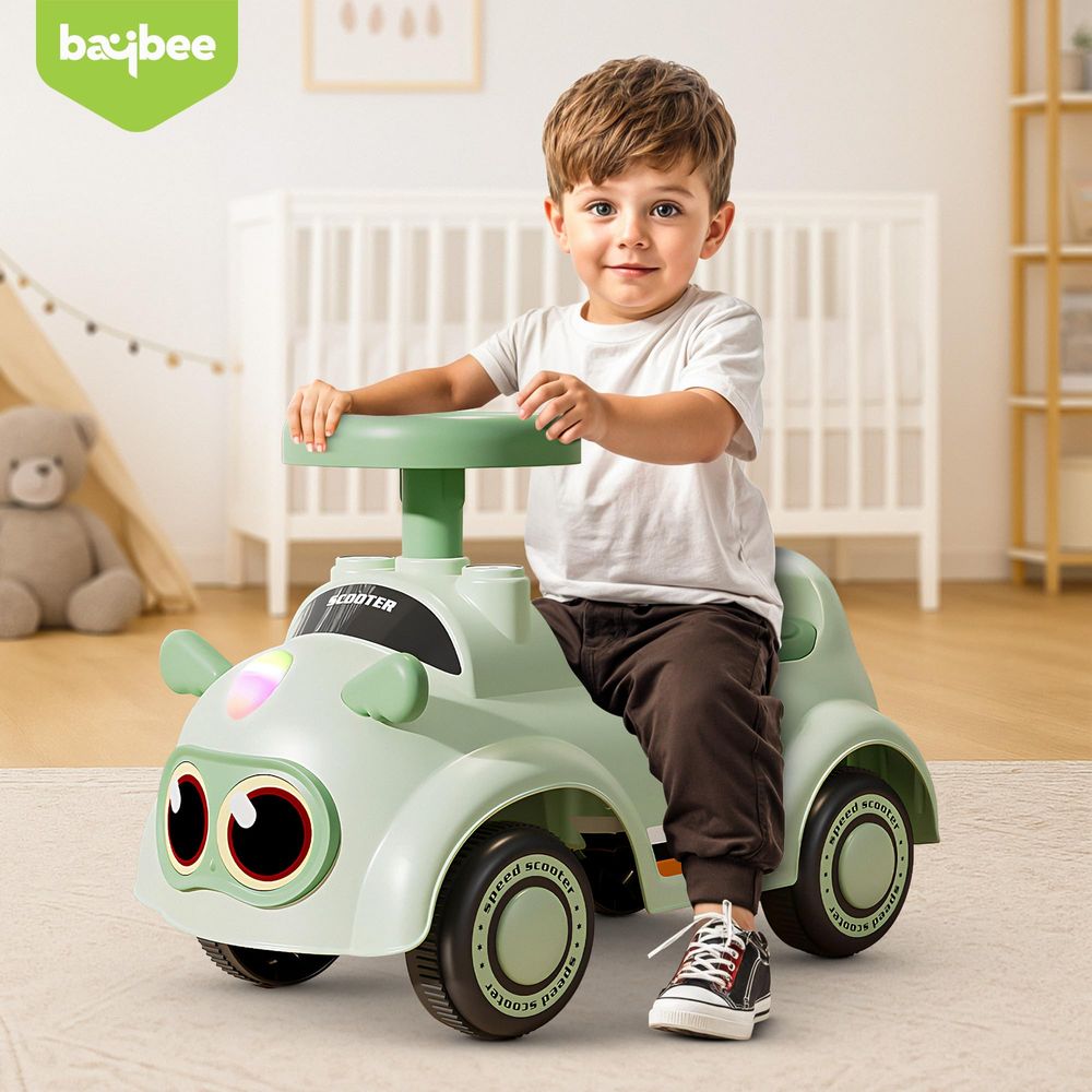 Baybee - Kids Ride-On Push Car - Multicolor