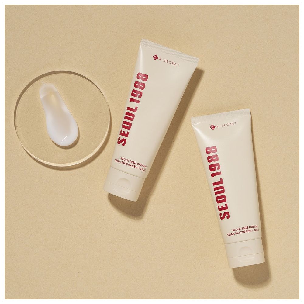 كي-سيكرت - كريم الحلزون 93% + الأرز - 100 مل