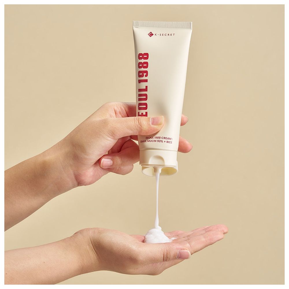 كي-سيكرت - كريم الحلزون 93% + الأرز - 100 مل