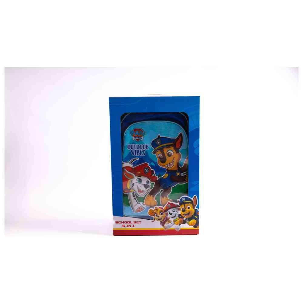 Paw Patrol - 18-Inch Trolley School Bag Set with Lunch Bag, Pencil Case, Water Bottle & Lunch Box - Multicolor