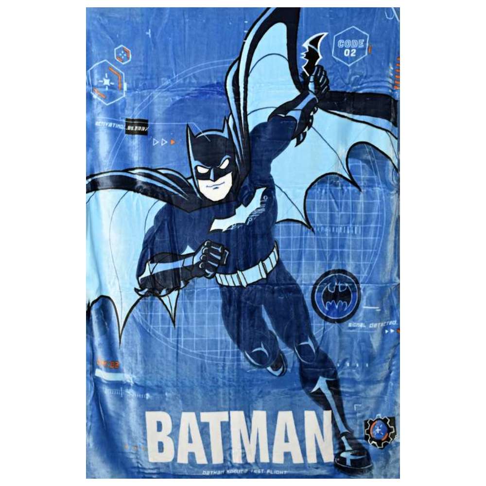 بطانية باتمان راشيل - ناعمة للغاية وخفيفة الوزن مصنوعة من البوليستر بنسبة 100% - أزرق