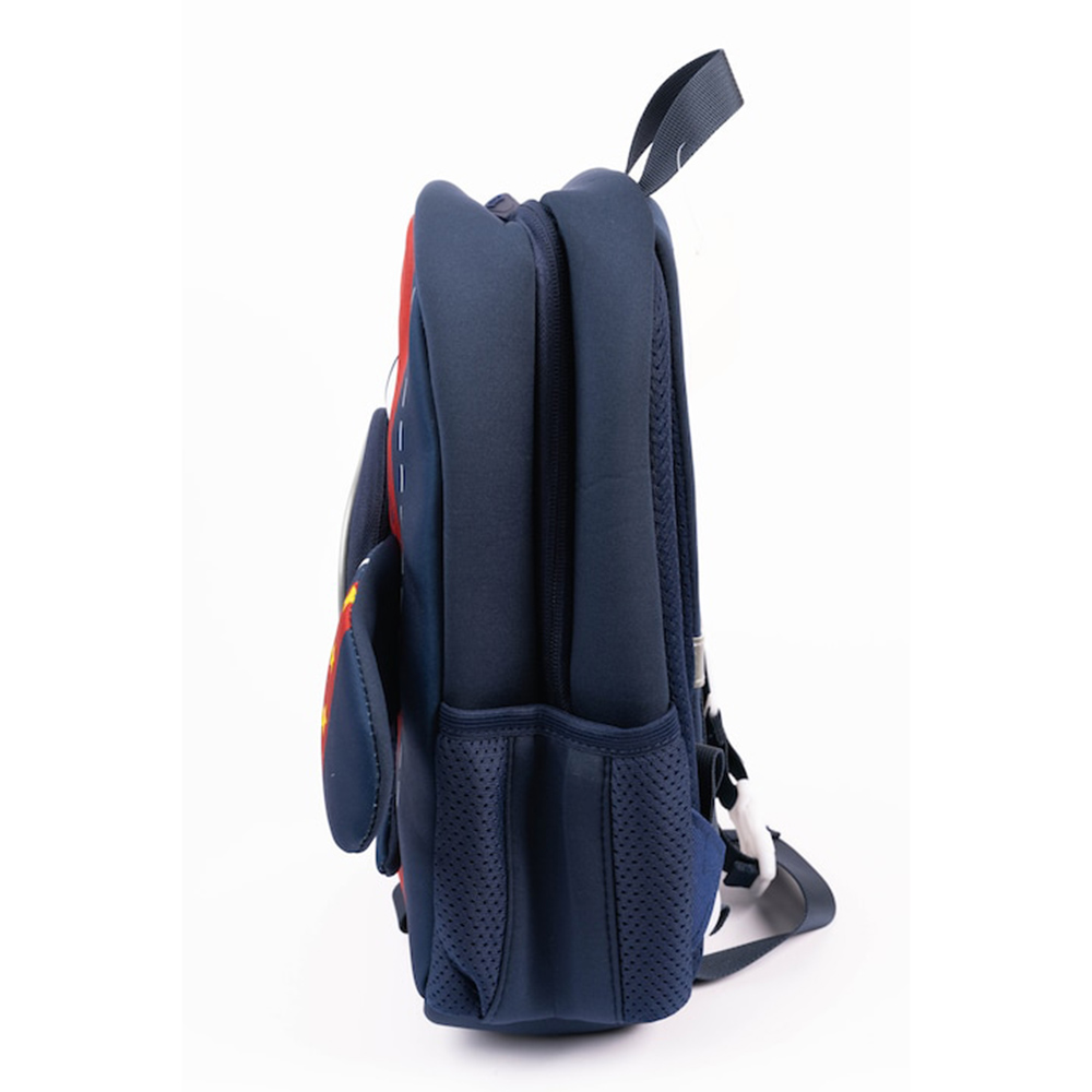 Cocobee - Aeroplane-Style Astronaut Printed Backpack - Navy Blue - 16.5-Inch