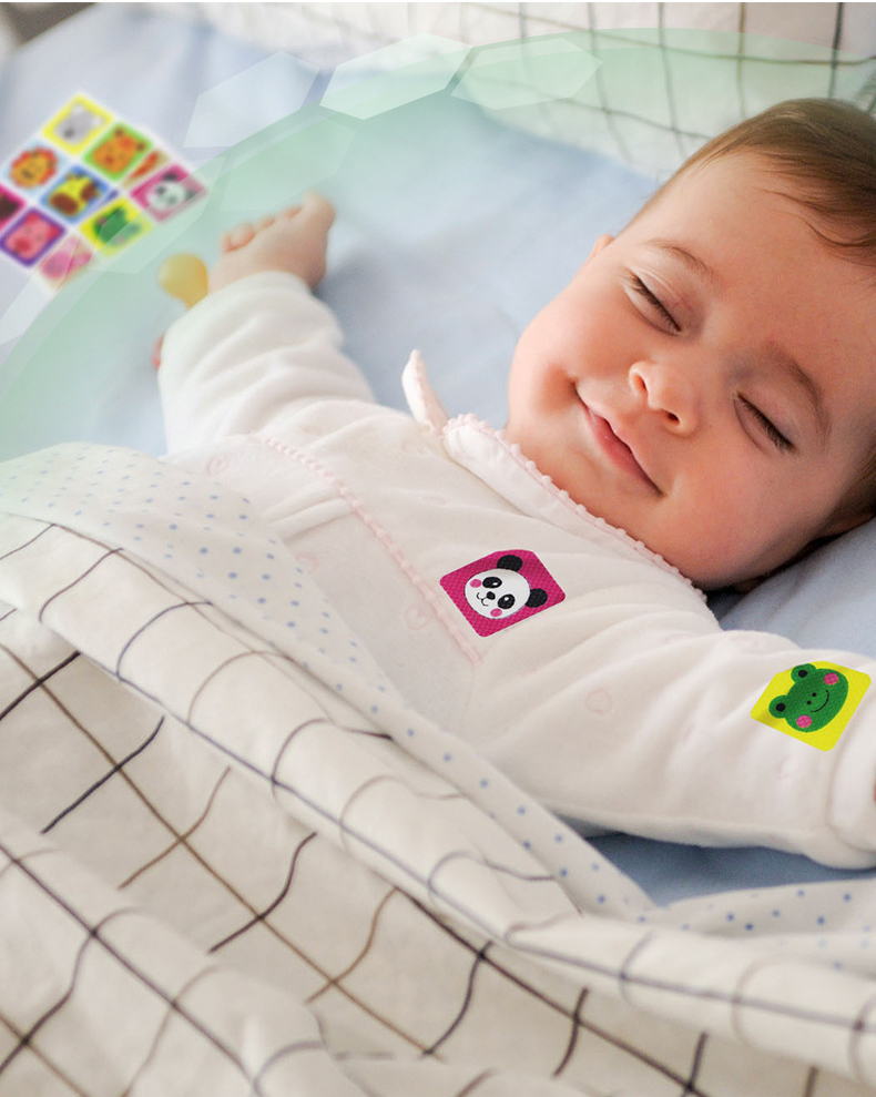 كيكيبي - لصقات طاردة للبعوض - ناعمة وقابلة للتنفس - متعددة الألوان