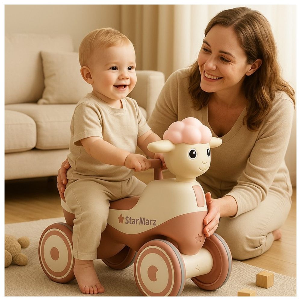Starmarz - Musical Animal Ride-On Toy - Sheep