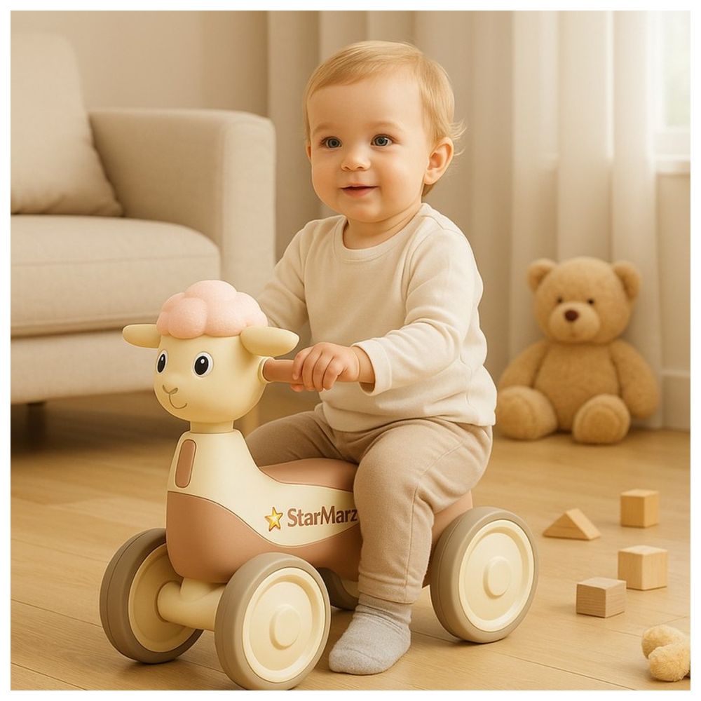 Starmarz - Musical Animal Ride-On Toy - Sheep