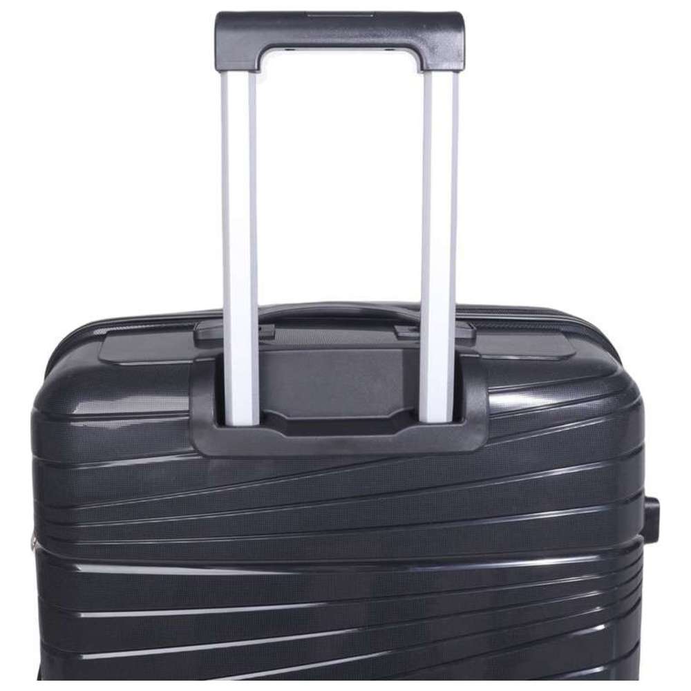 دبليو.اوه.كي - عربة خفيفة الوزن صلبة مقاس 20 إنش - أسود