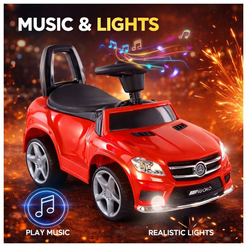 Starmarz - Luxury Foot-To-Floor Ride-On Push Car - Red