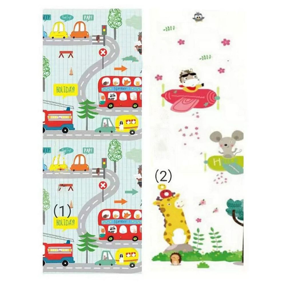 ستارمارز - سجادة لعب للأطفال XPE - 180أ—150أ—1 سم، إسفنج XPE + مادة غشاء OPP - متعددة الألوان