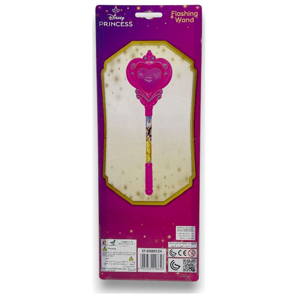 Disney - Princess Light Up Magic Wand Dress Up Play Toy - Pink