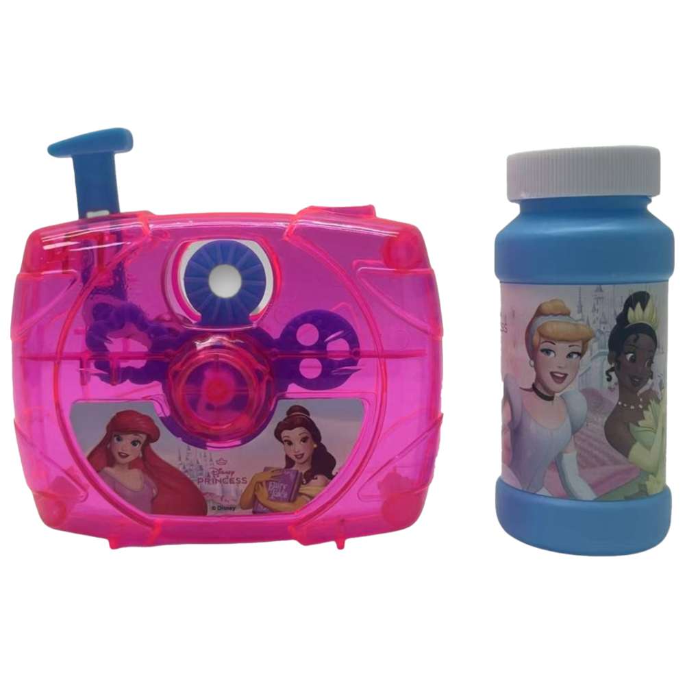 ديزني - آلة فقاعات برنسيس مع محلول فقاعات