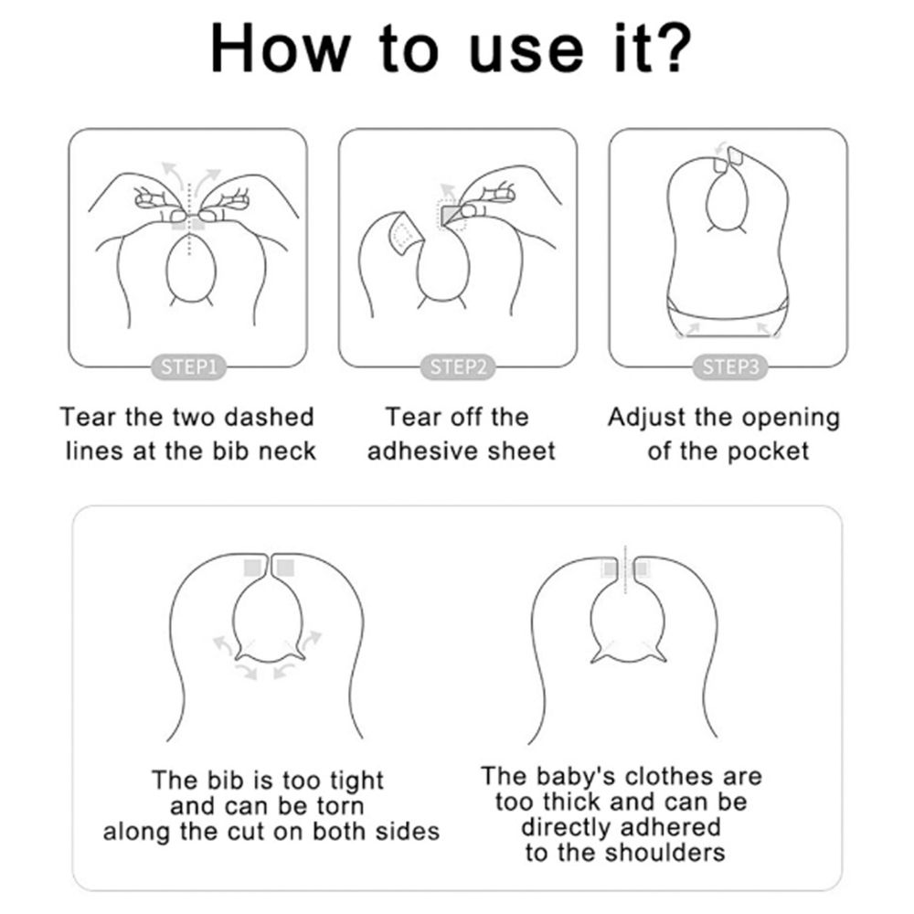 ستار بيبيز - مرايل للاستخدام مرة واحدة - عبوة من 20 قطعة - على شكل فيل