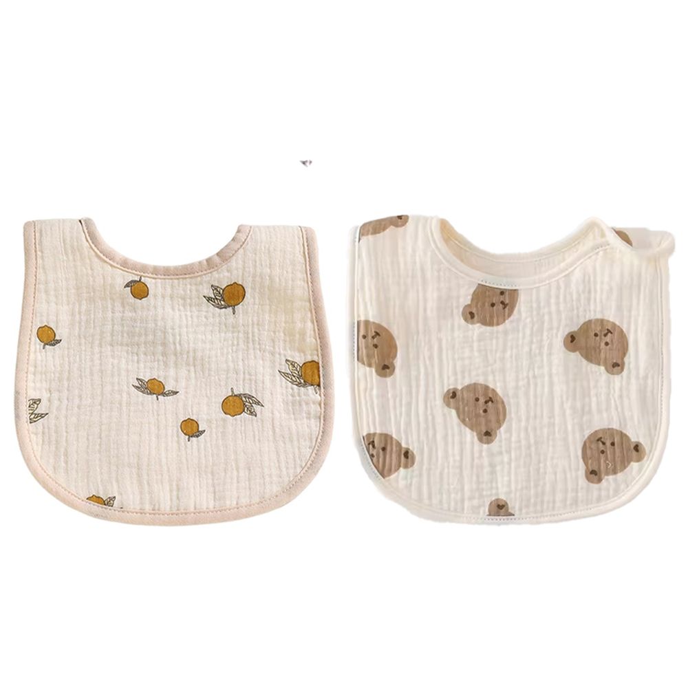 ستار بيبيز - مرايل قطنية مطبوعة - عبوة من قطعتين - متعددة الألوان