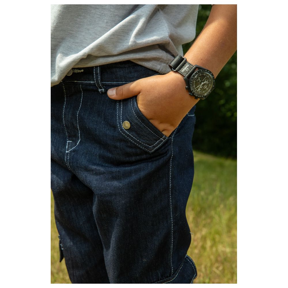 عين غين - بنطال جينز عين غين للأولاد - كحلي