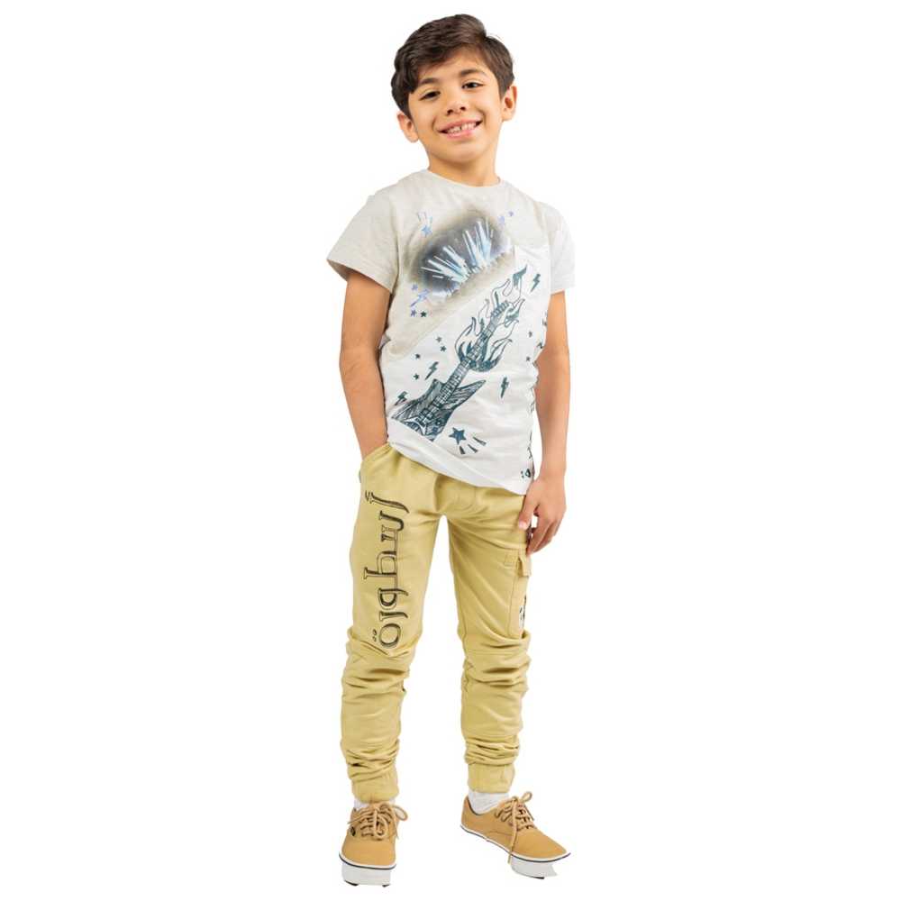 عين غين-  بنطلون رياضي بطبعة أسطورة للبنين مع باندا - بيج