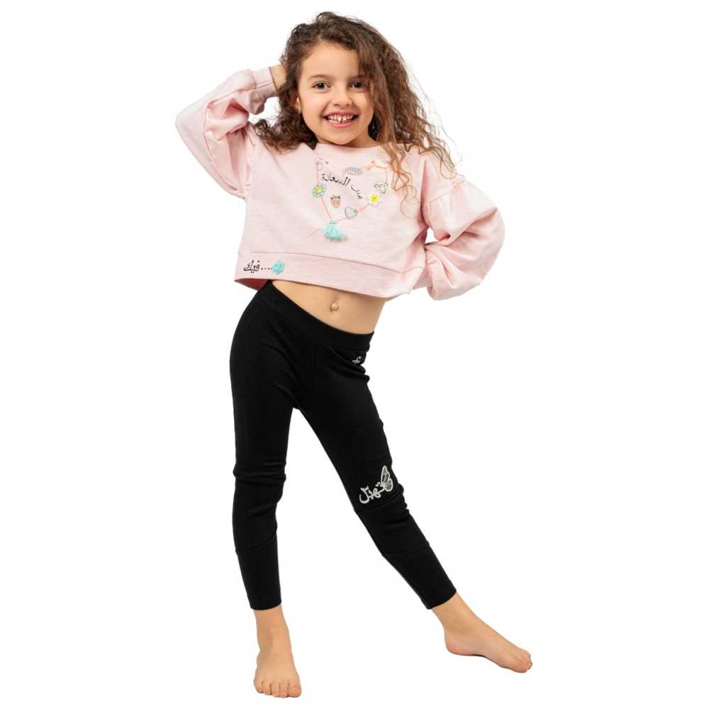Ein Ghein - Big Girl Sweatshirt - Pink